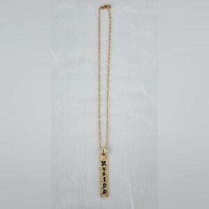 Hawaiian Hamilton Gold Pendant Necklace NWOT